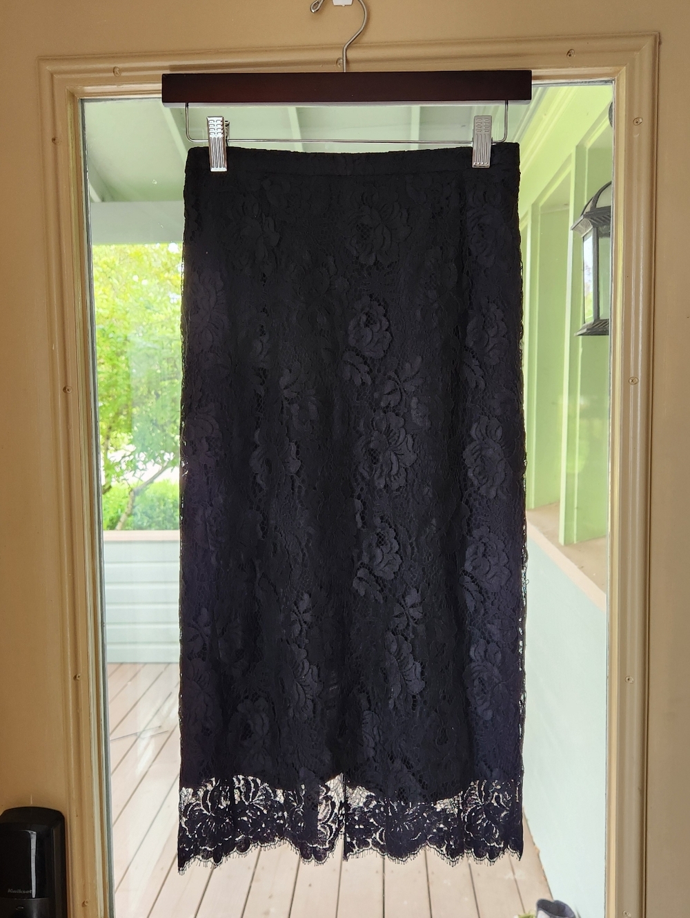 J. Crew Black Lace Skirt | 2